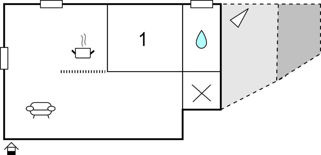 1 Bedroom Awesome Home In Постіра Екстер'єр фото